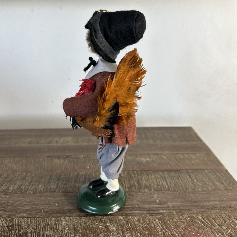 Byers Choice Carolers Pilgrim Turkey Figurine Thanksgiving Holiday Decor 2001 - Picture 5 of 9